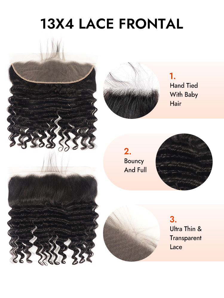 Loose Deep Wave Lace Frontal
