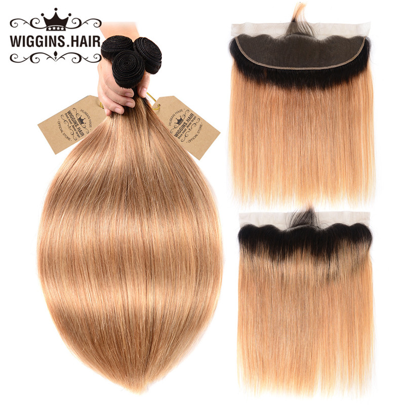 Straight Hair 3 Bundles With Lace Frontal