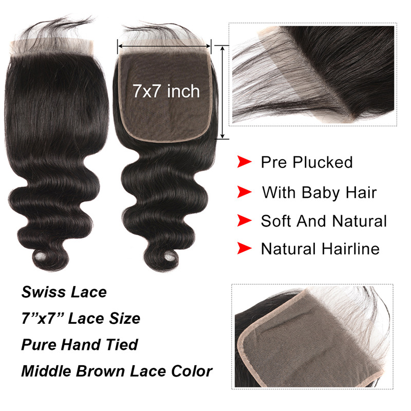 7*7 Lace Closure