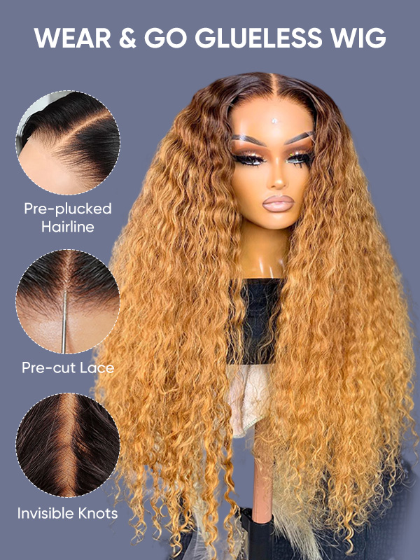 Ombre Honey Blonde Wig