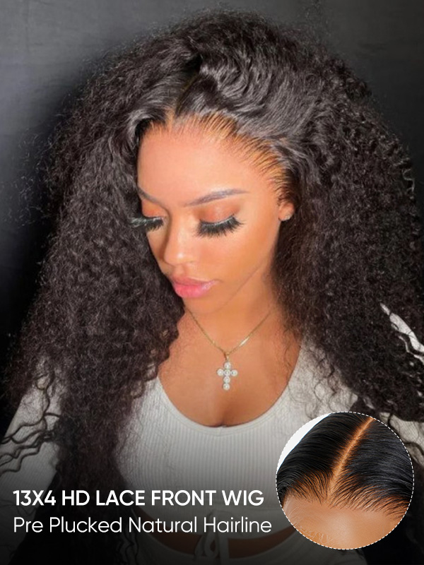 curly lace front wig