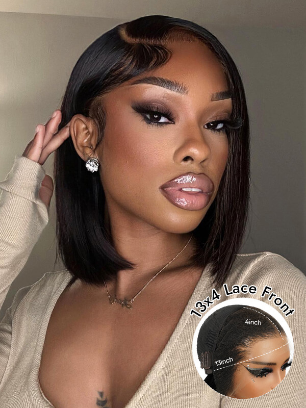 13x4 lace front bob wig