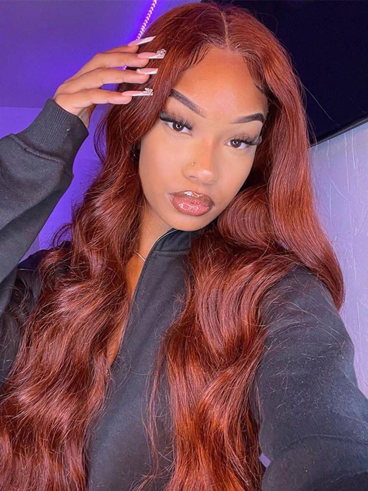 wiggins customized red wig