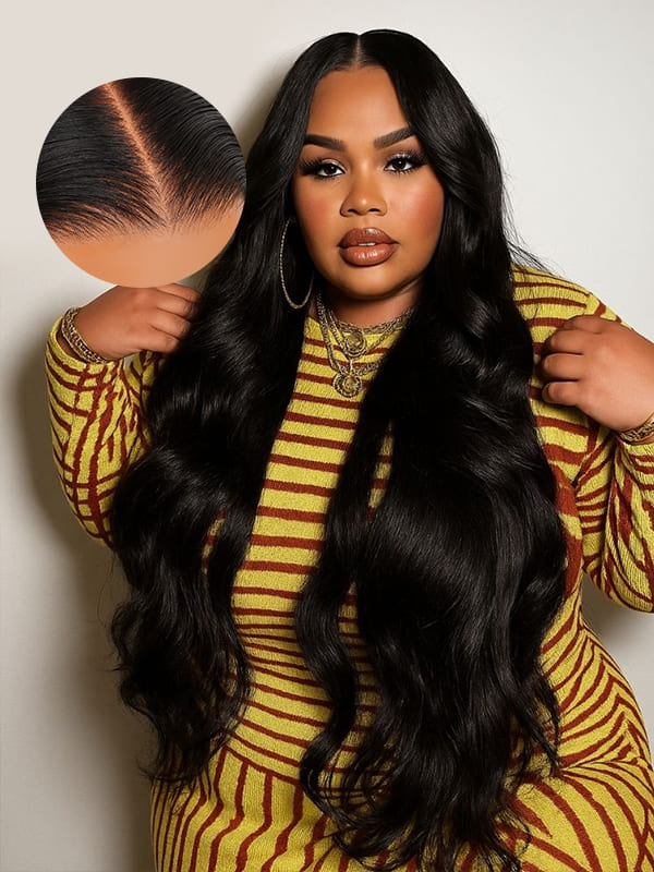 Glueless Ready To Go Wig With Natural Hairline