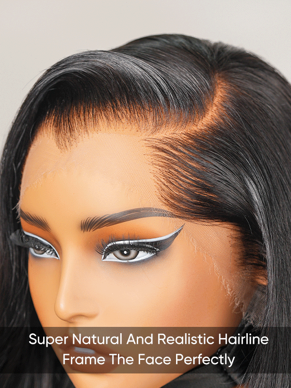M shaped lace front wig