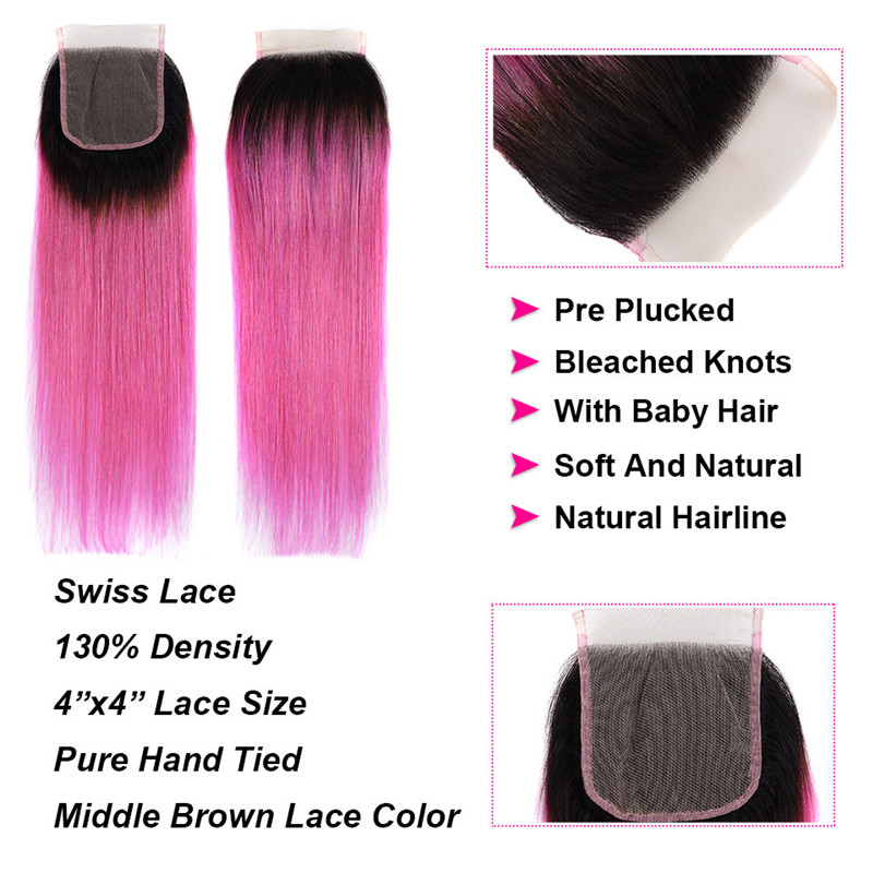 3 Bundles With Lace Closure