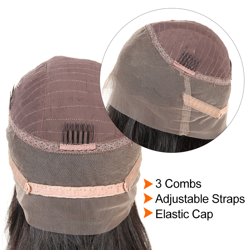 Straight 360 Lace Front Wigs