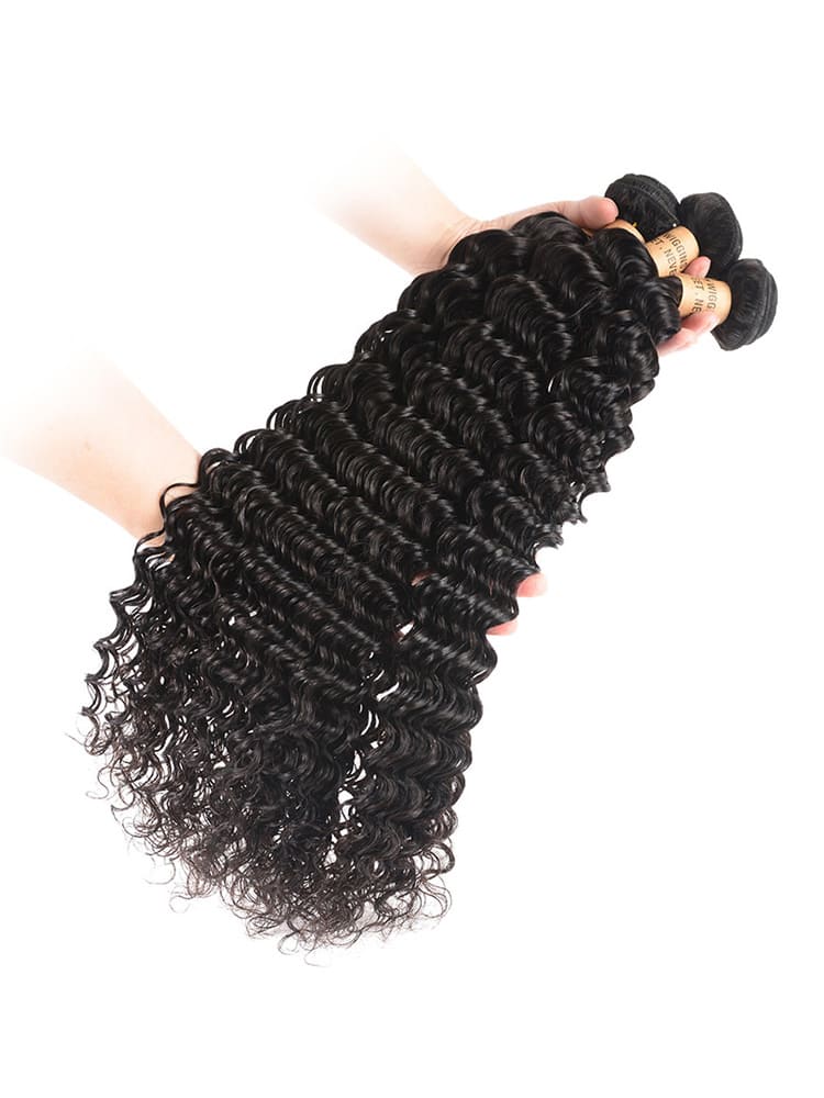 Deep Wave Human Hair 3 Bundles