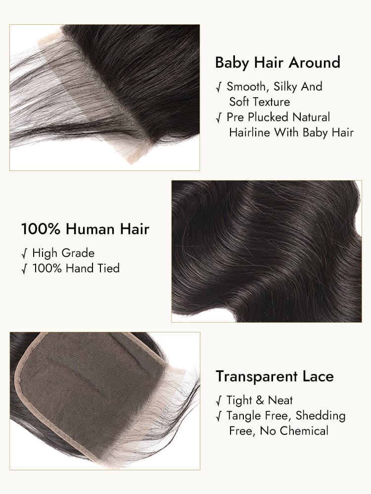 Body Wave 6x6 Lace Closure