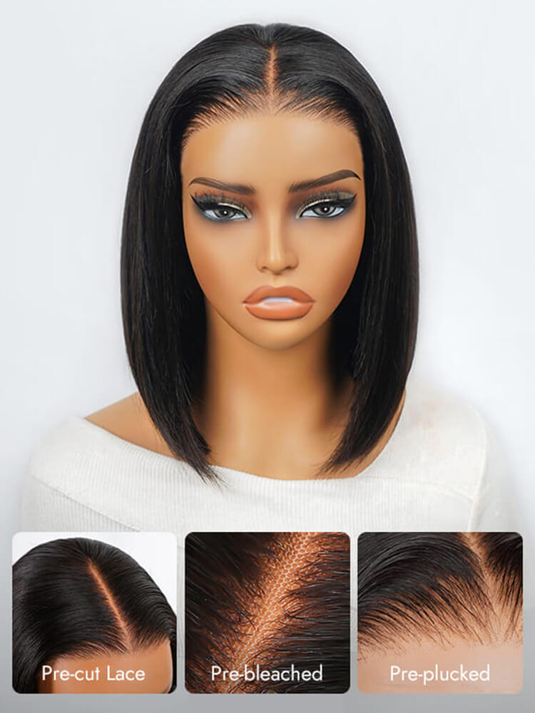 minimal knot lace wig