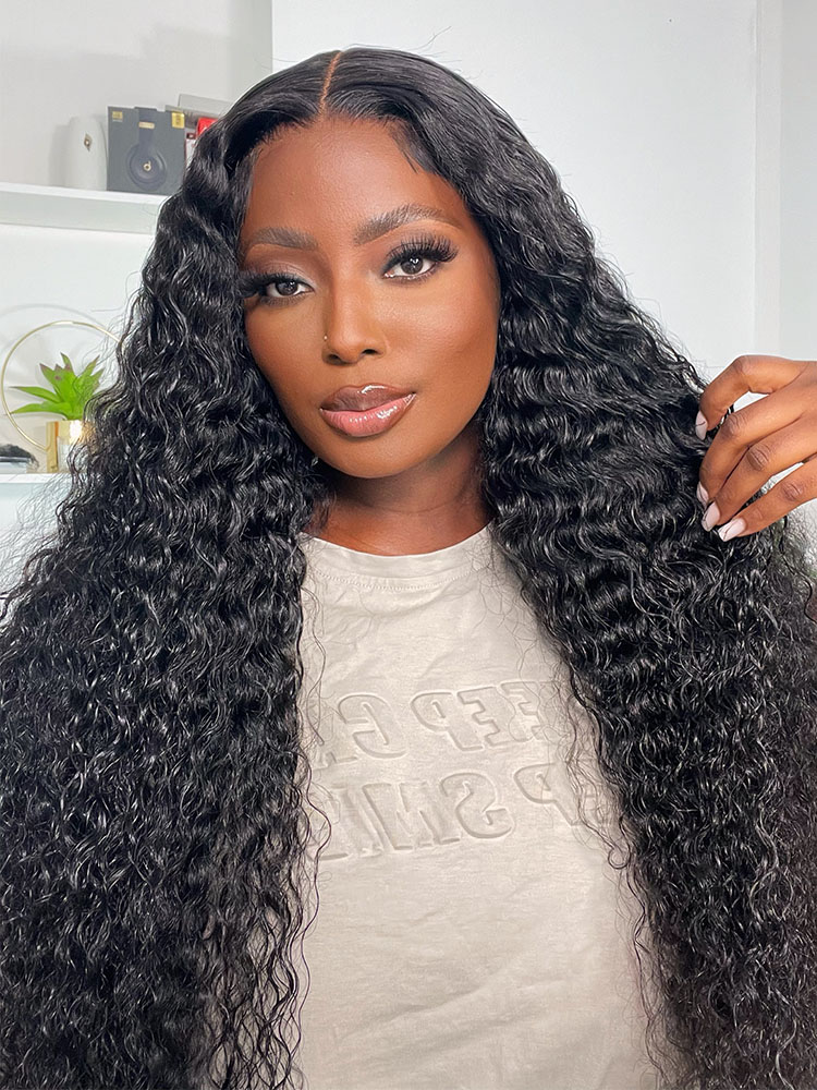 Deep Wave HD Full Lace Front Wig