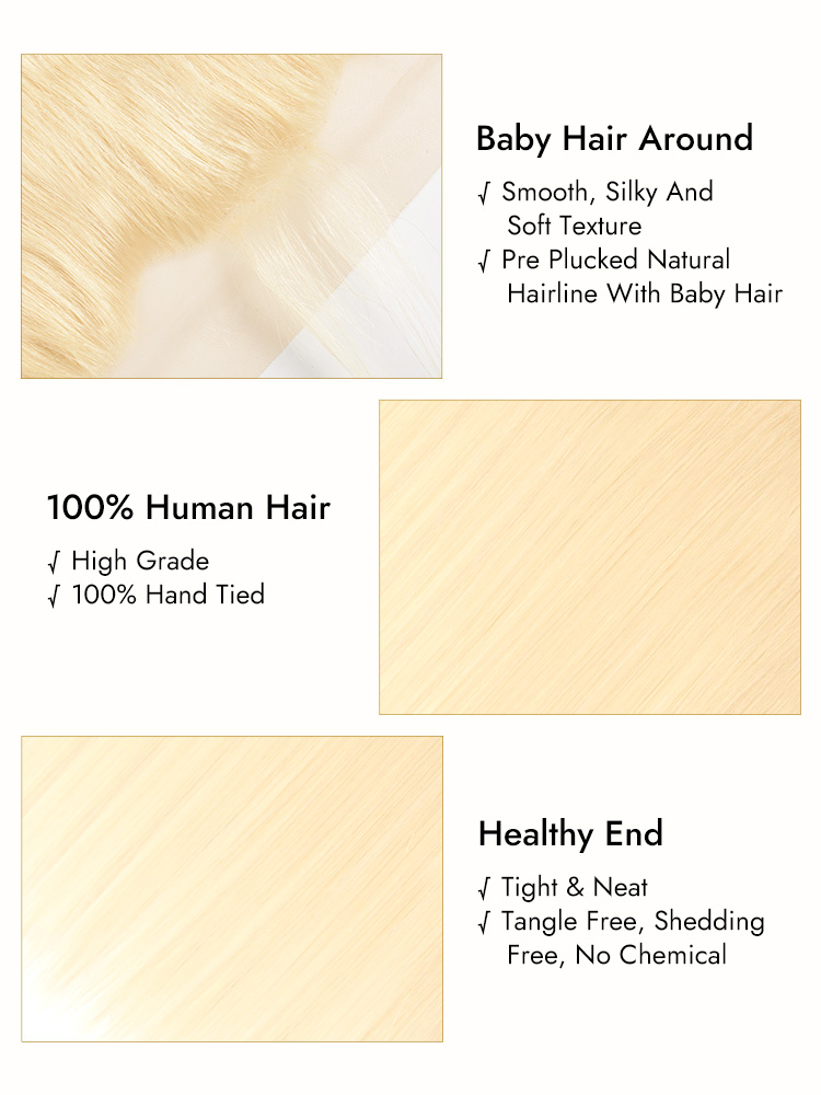 Blonde Straight 13x4 Lace Front