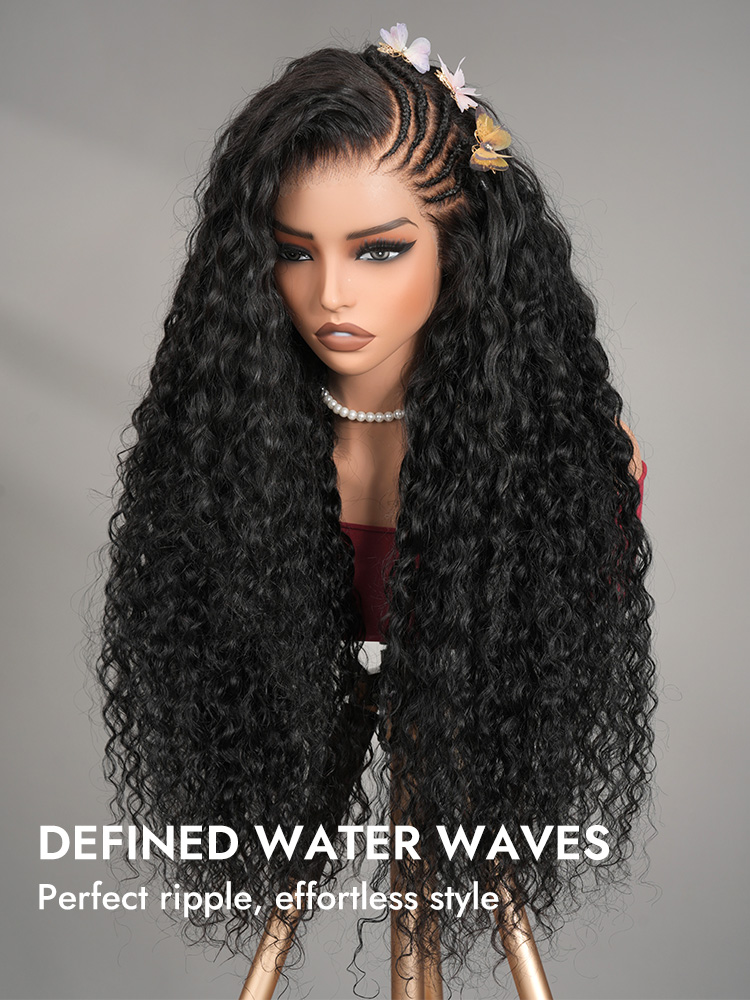 Pre-Braided Water Wave Wig