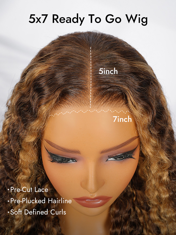 Highlight Burmese Curly Wigs