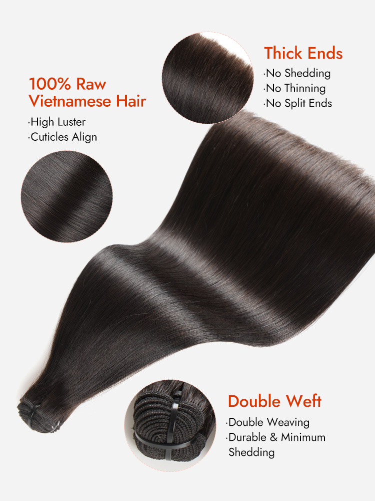Raw Vietnamese Hair Extensions