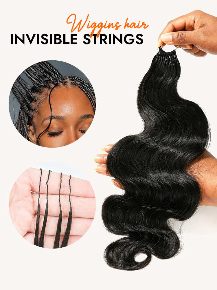 Body Wave Feather Crochet Hair Extensions