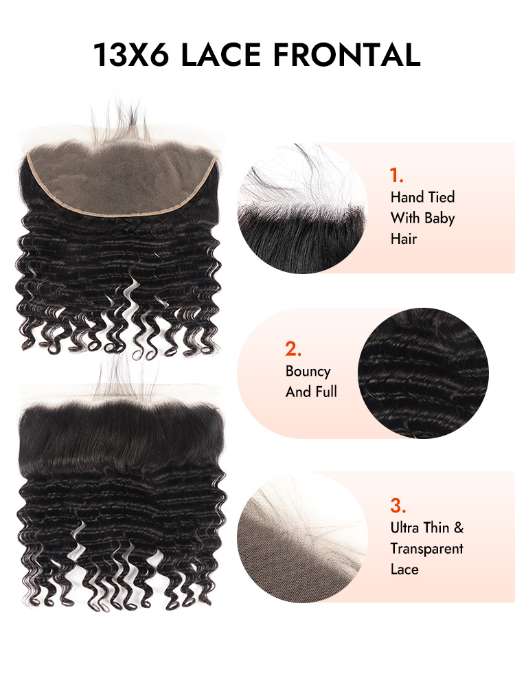 Loose Deep Wave 13*6 Lace Frontal