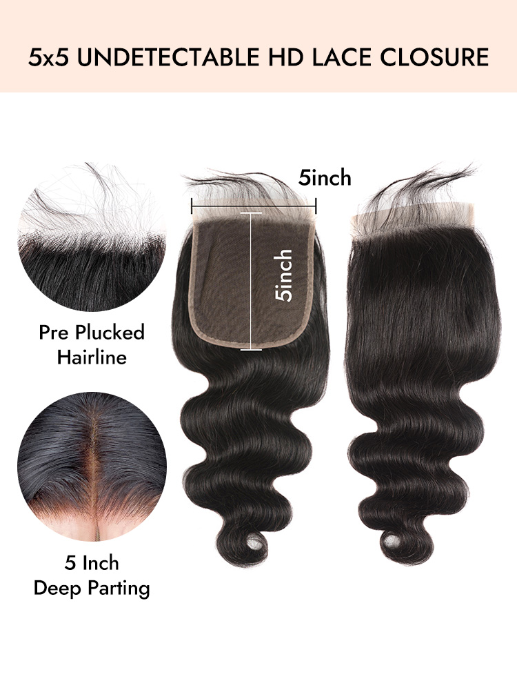 Body Weave Wave Closure