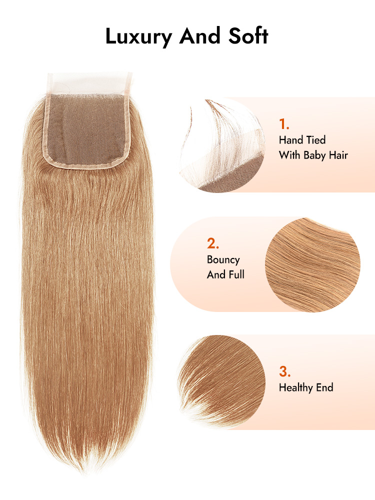 Honey Blonde 4x4 Lace Closure