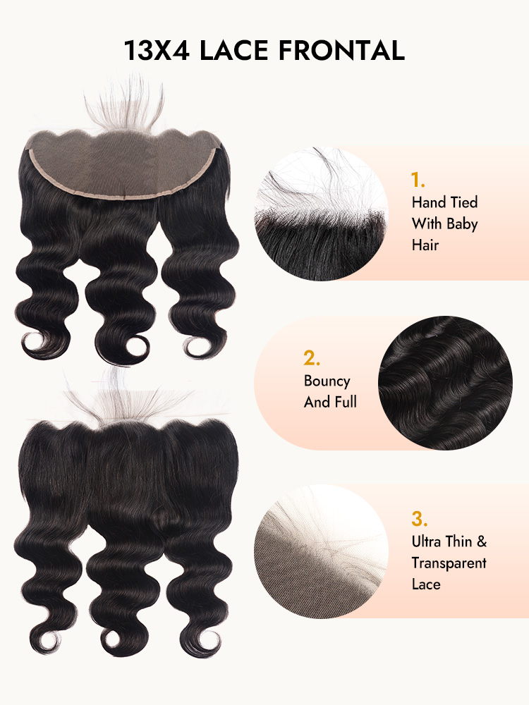 Body Wave Virgin Hair Lace Frontal