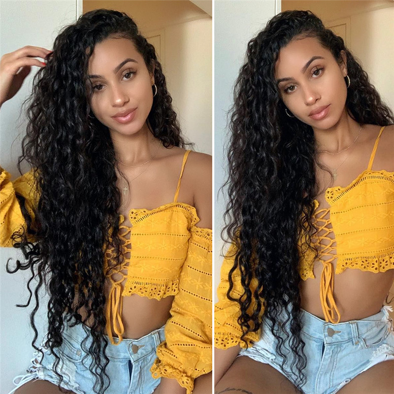 Water Wave 370 Lace Front Wigs