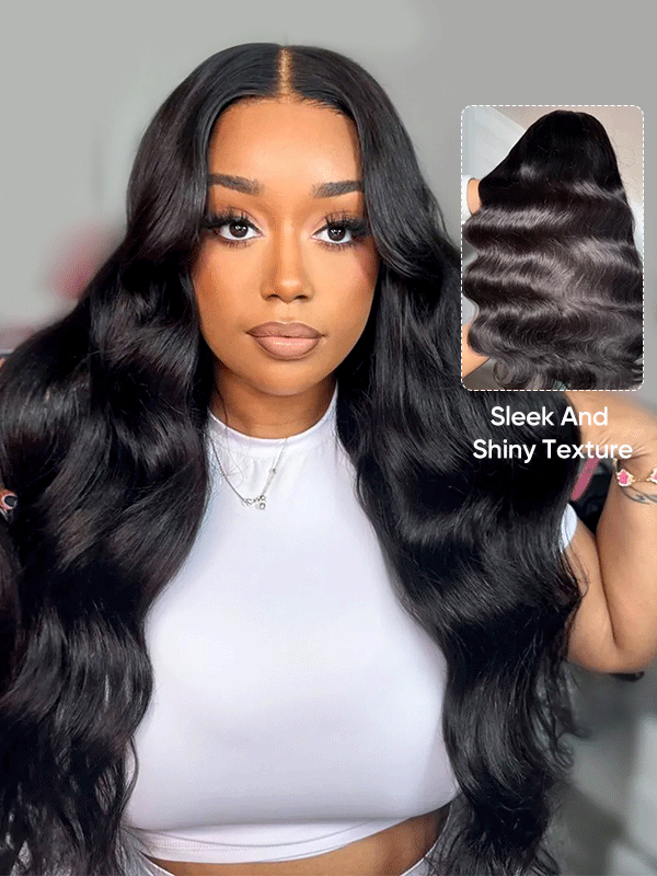 silky body wave wig