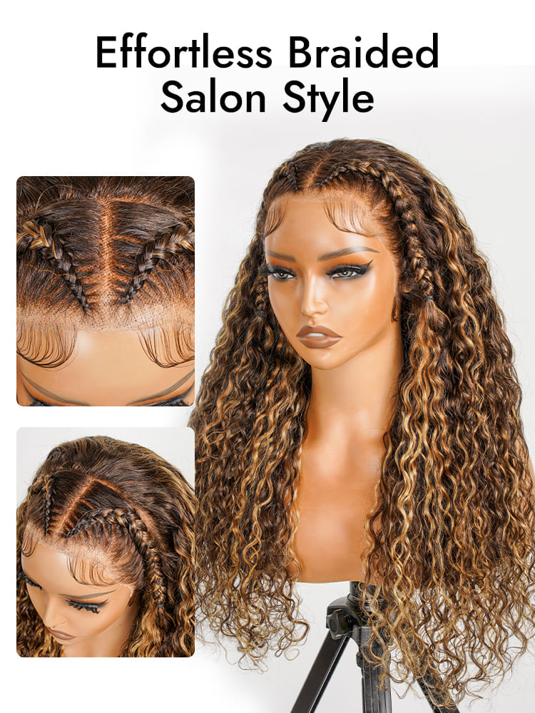 Braided Highlight Salon Wig