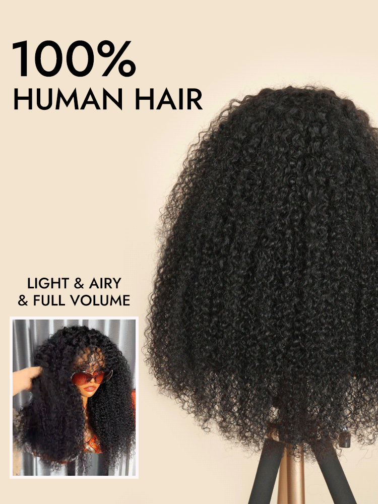 6x8 Lace Front Wigs With Spanish Curly Human Hair