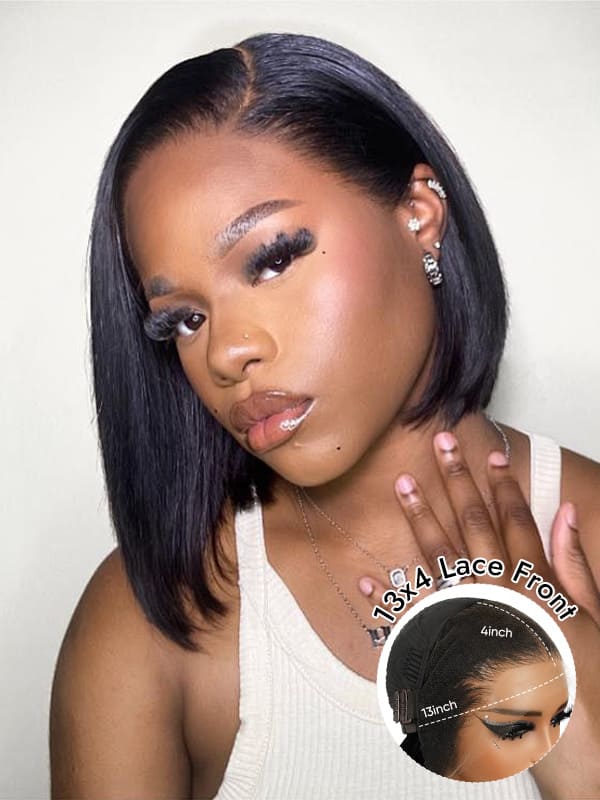 Straight 13x4 Bob Wigs