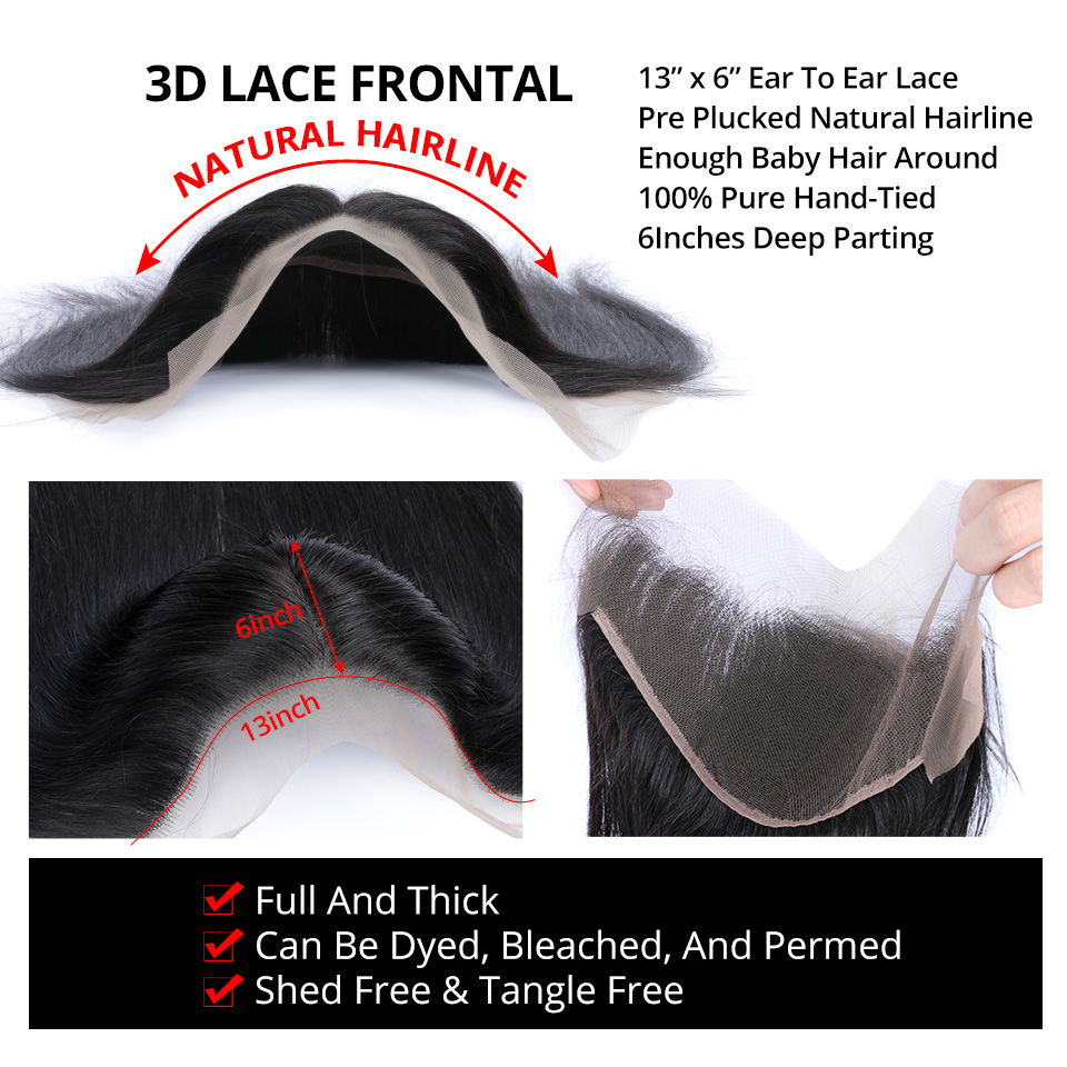 13*6 Lace Frontal