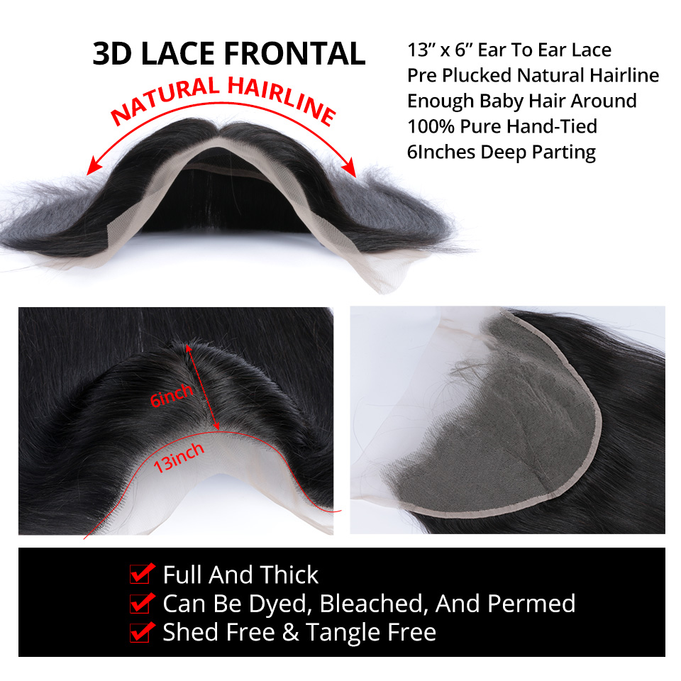 13*6 Lace Frontal