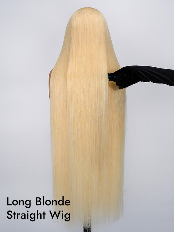 long blonde hair