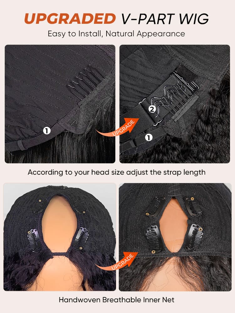 Design Of V Part Wig
