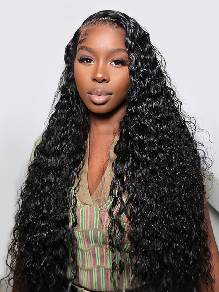 Water Wave Lace Closure Wigs