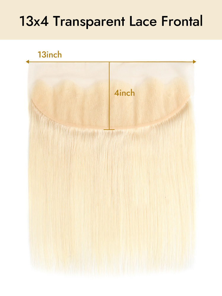 Blonde Straight Lace Human Hair