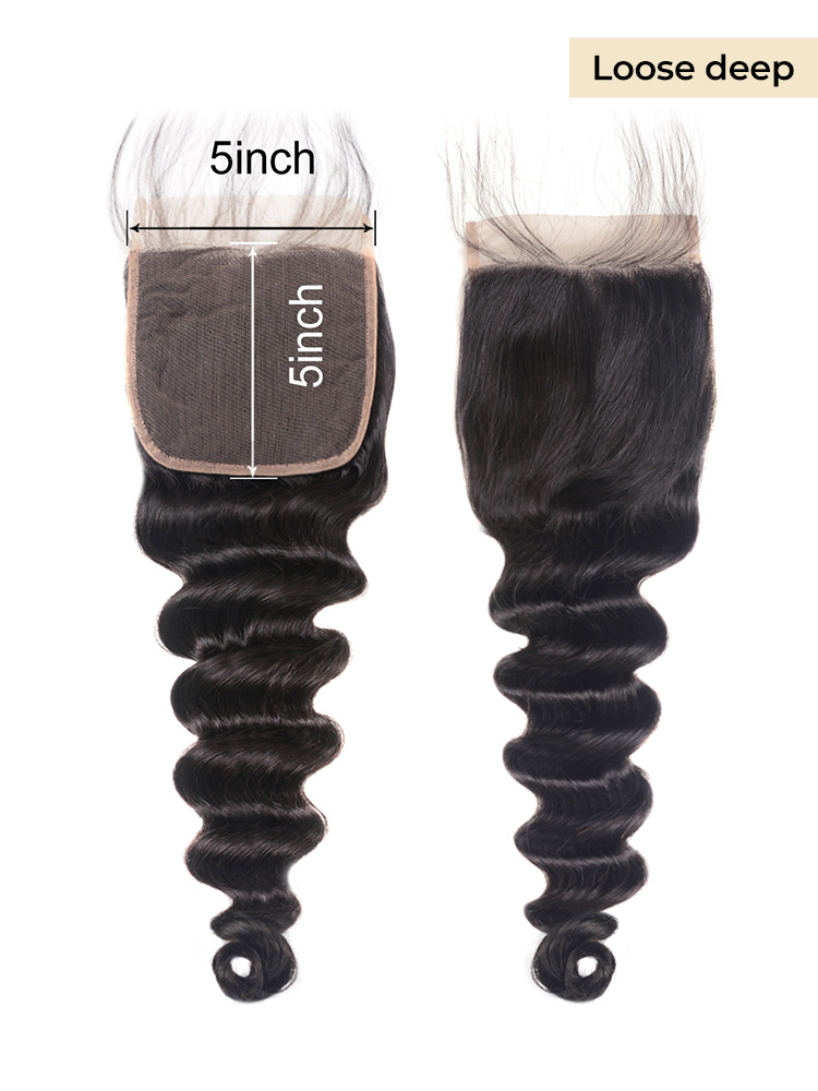 Deep Wave 5x5 Lace Closure
