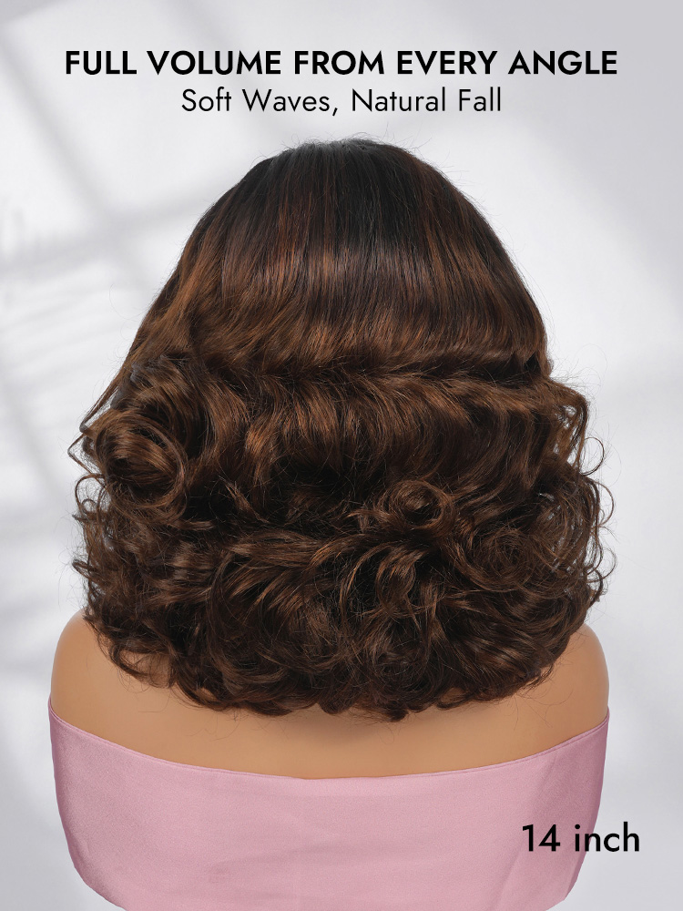 Ombre Brown Loose Wave 6x8 Lace Wig
