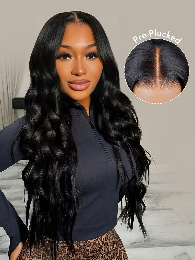 Bouncy Beach Wave Lace Wig With Pre-Plucked Hairline