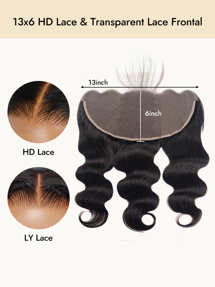 13x6 HD Lace Frontal Human Hair