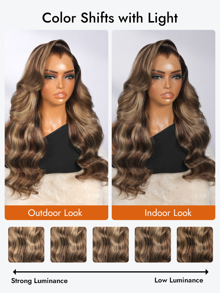 Lagos Hairline Human Hair Wig With Highlights