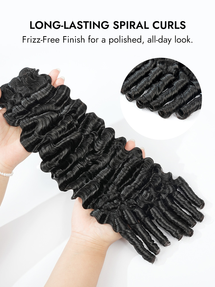 Burmese Curly Human Hair Bundles