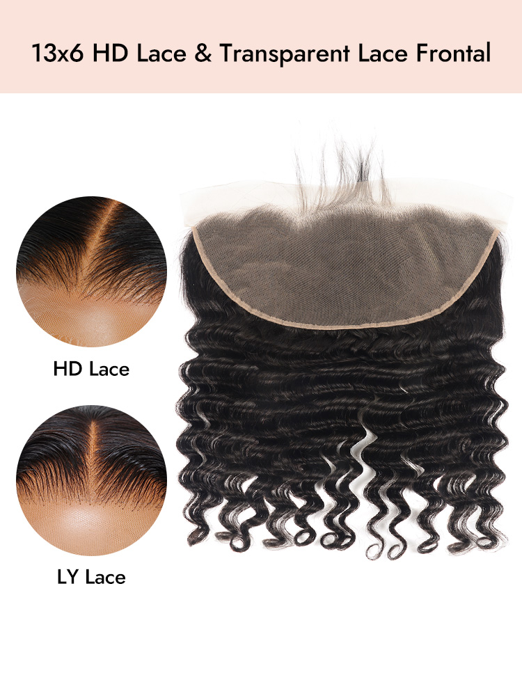 Loose Deep Wave 13*6 Lace Frontal Human Hair