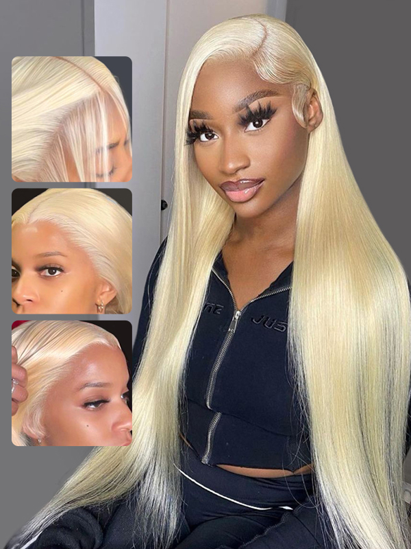 613 blonde lace front wig