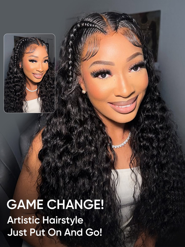 human hair pre braided wig
