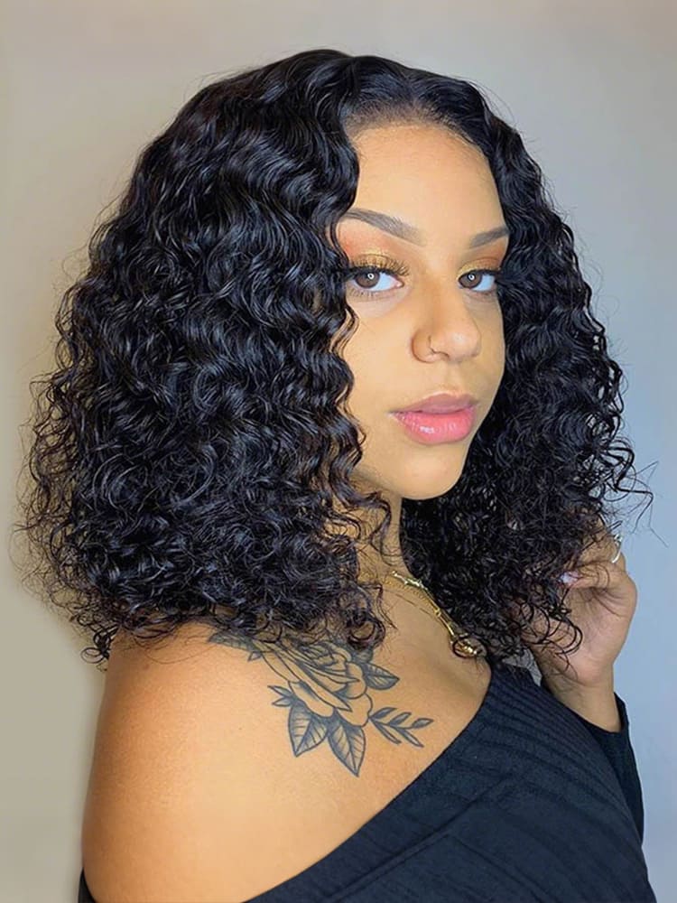 Deep Wave Bob Lace Wig