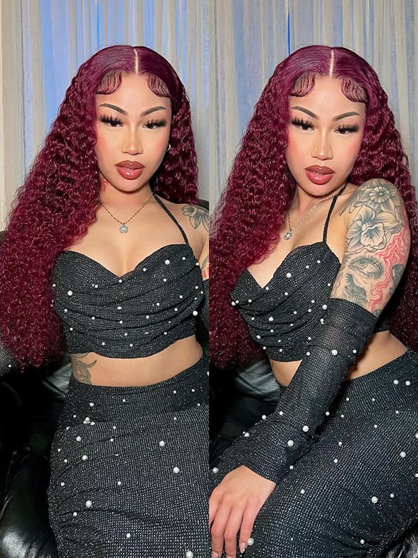 Burgundy 13x4 Lace Front Wig