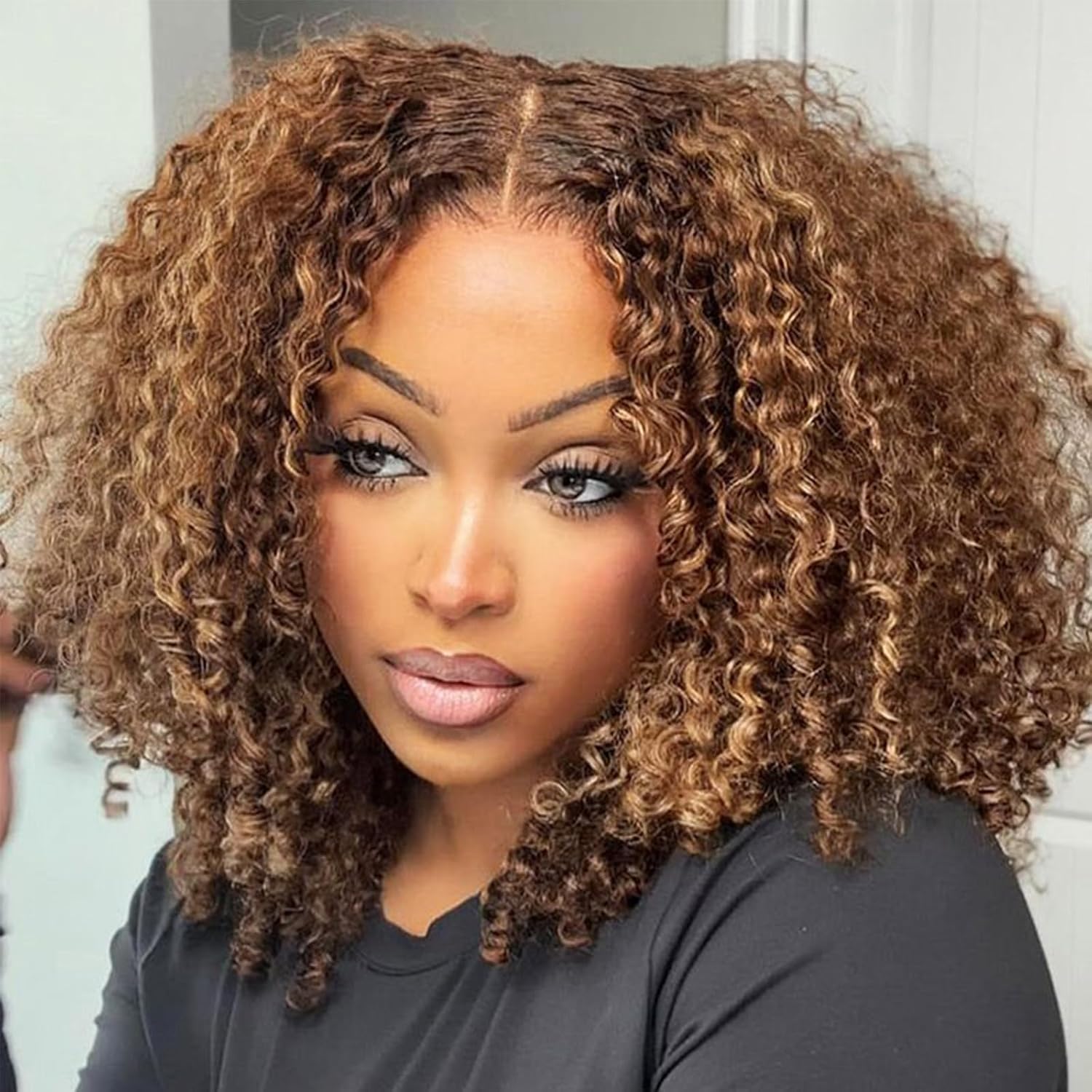 highlights curly wig