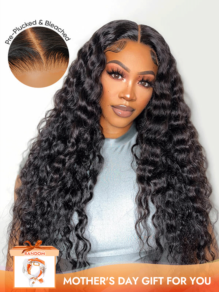 Ready And Go Wig-Loose Deep Wave HD Glueless Lace Closure Human Hair Wigs Pre Cut