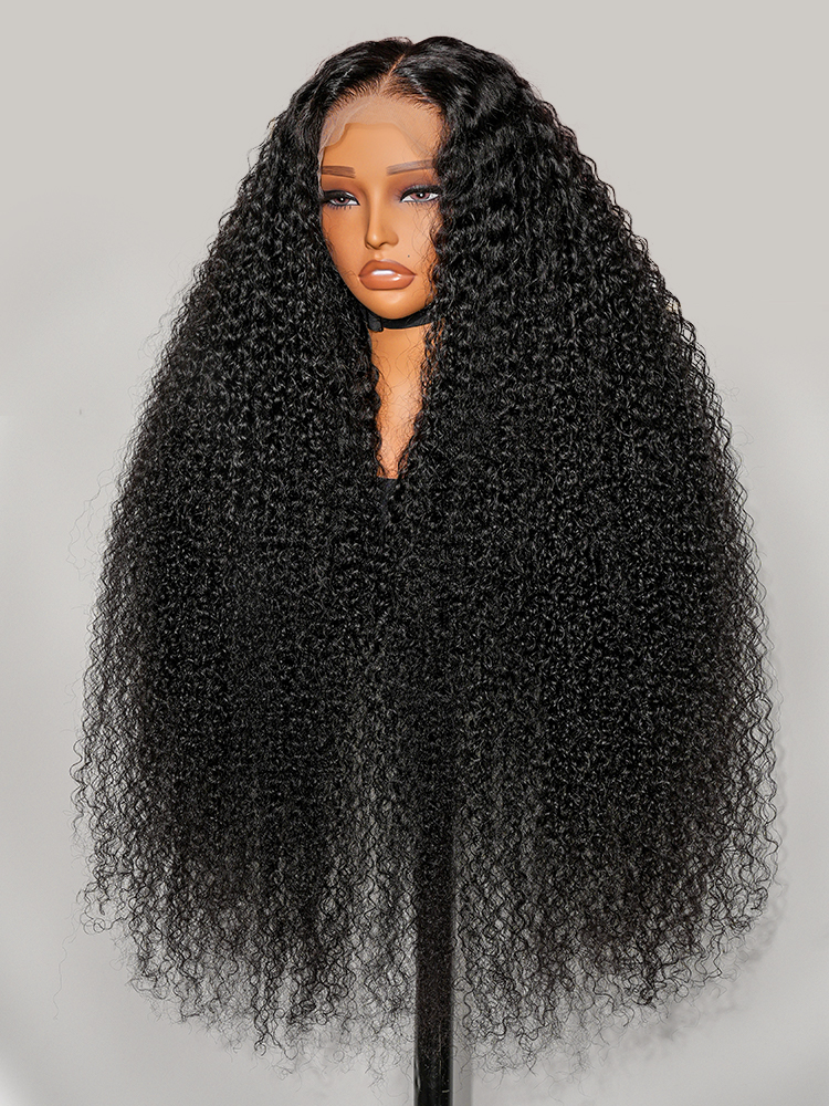 full kinky curly human hair wig 