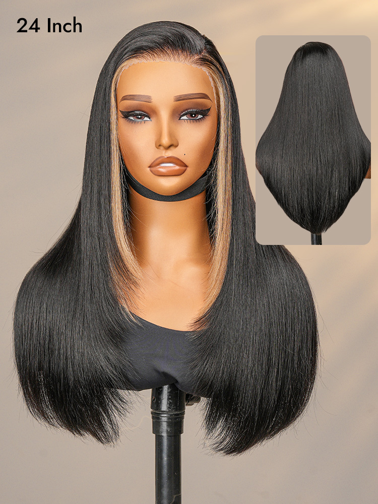 skunk stipe human hair wigs